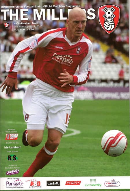 Rotherham United FC v Cheltenham Town FC